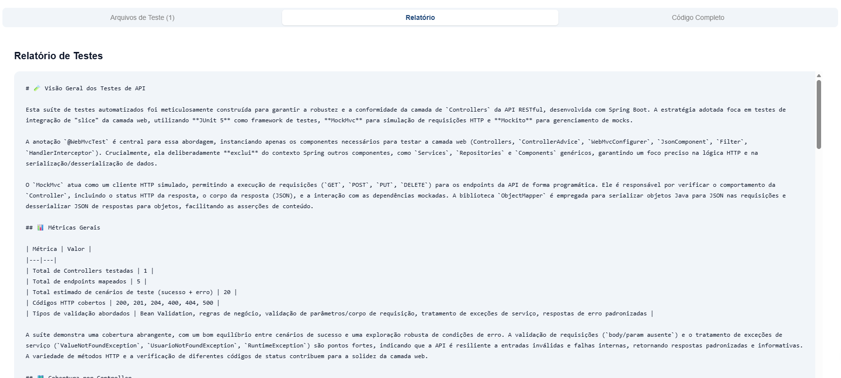 Testes de API - 7AiStream - Documentação e Manuais do Sistema